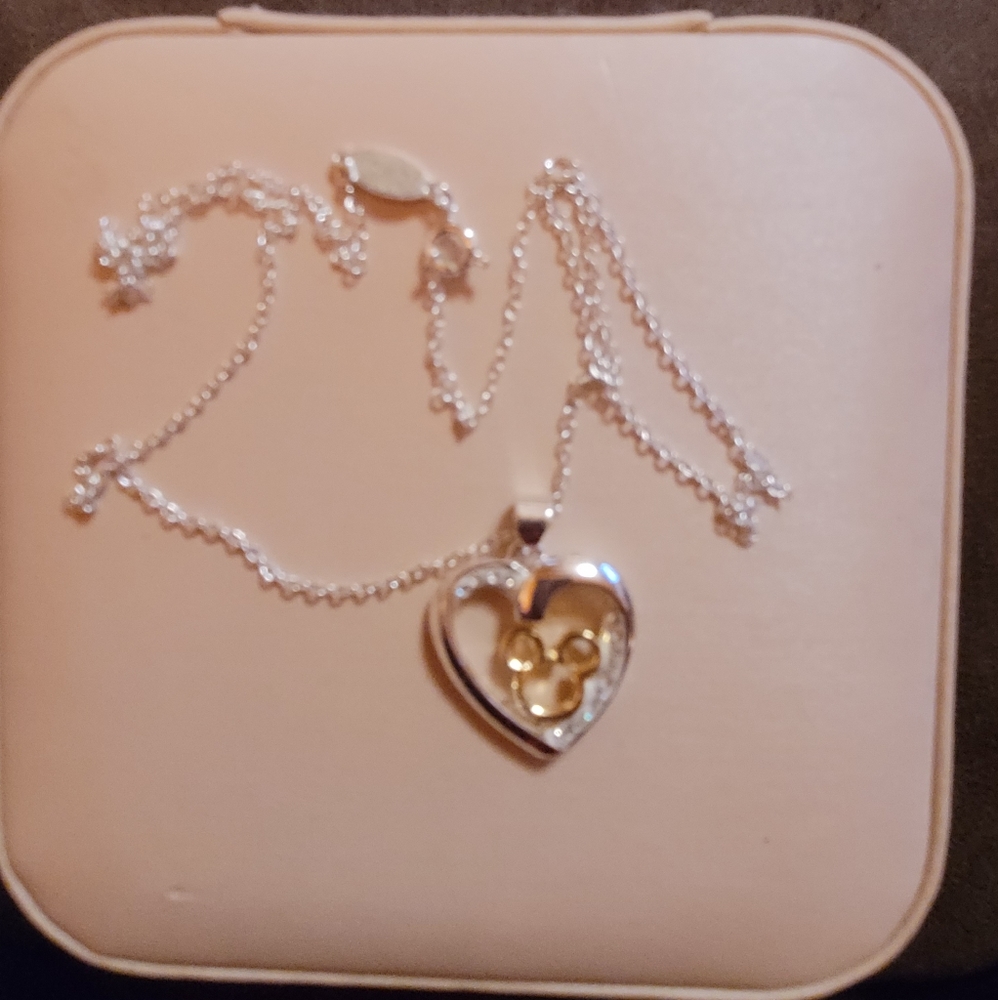 Disney rhinestone Mickey Necklace
